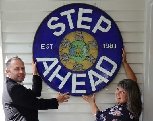 Step Ahead Sign Art Exhibition